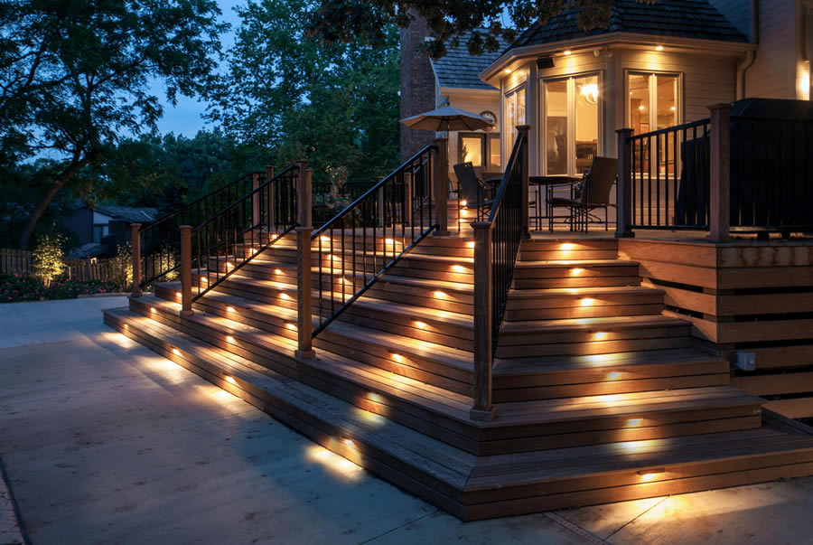 Deck Lighting & Outlet Installation